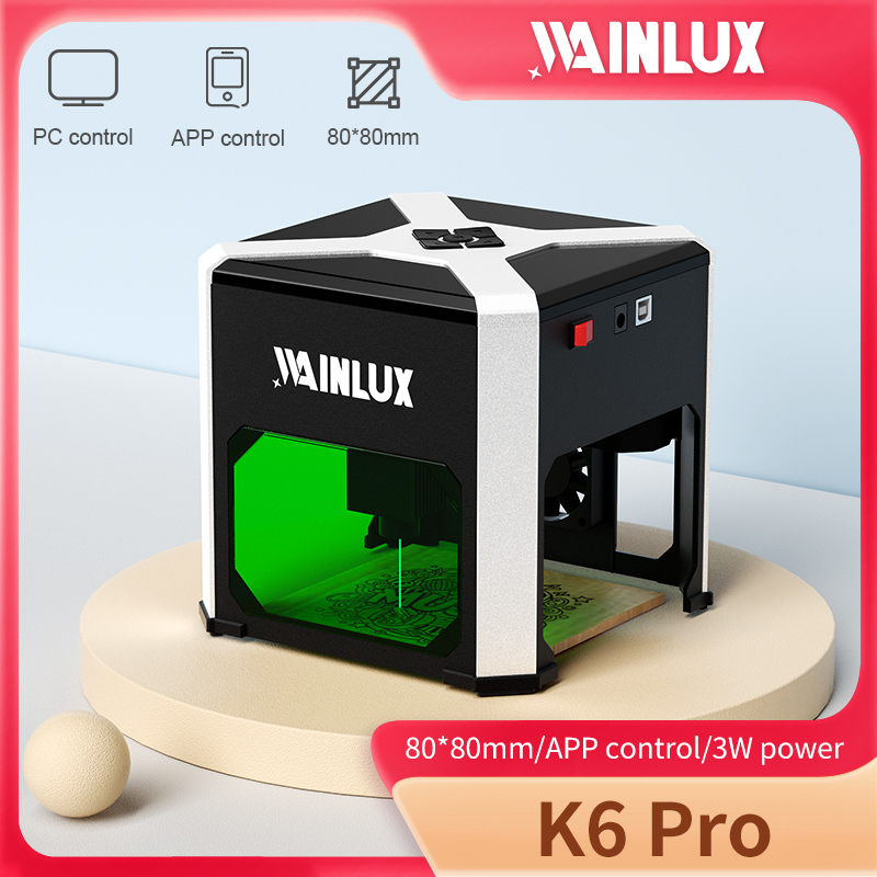 Industrial Laser Applications - Wainlux grawer laserowy K6 znak frez