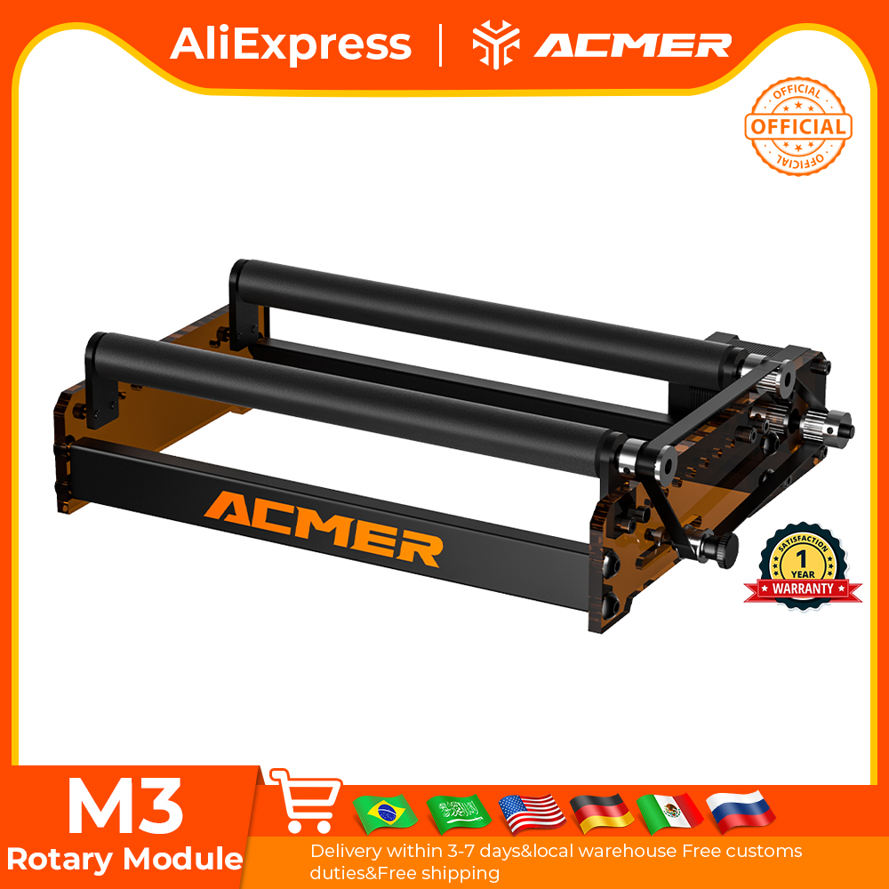 Industrial Laser Cutter - ACMER M3 Laserowy wałek obrotowy 360