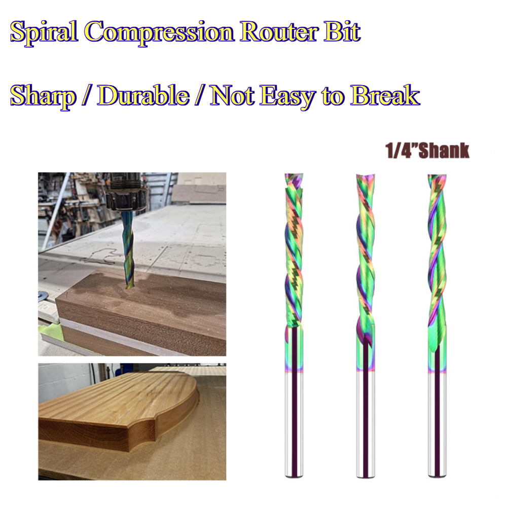 Cnc Router Bit - Frez spiralny do obróbki skrawaniem, powłoka