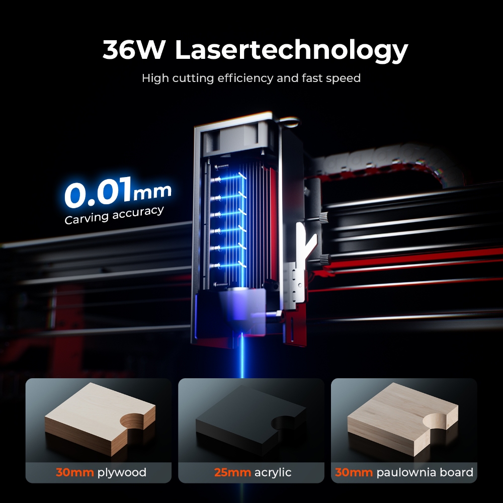 Laserowa maszyna grawerująca A – Industrial Laser Cutter recenzja i cena